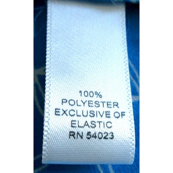 Banana Republic Women's Blue Cap Sleeve Open Back Lightweight Shirt Size 8 - Picture 9 of 10